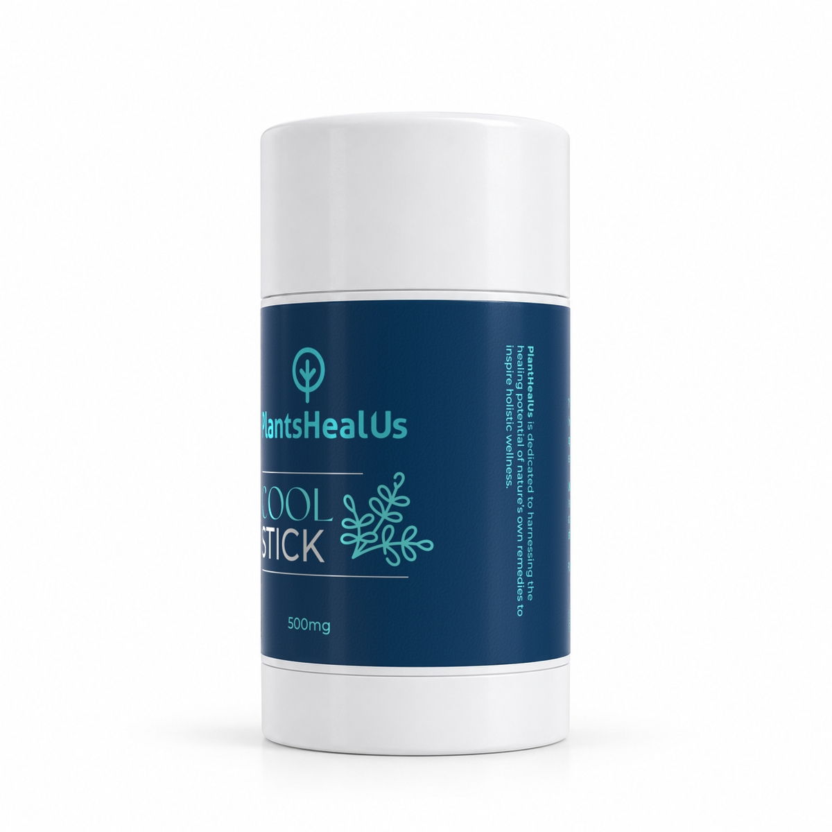Plants Heal Us Cool Stick 500 mg right front angle