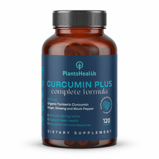 Plants Heal Us Curcumin Plus Complete Formula 2100 mg - front view
