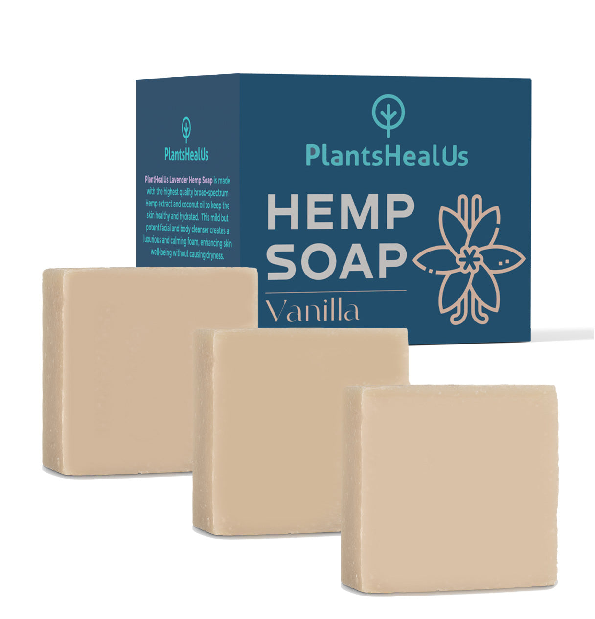 Vanilla Hemp Soap 3 Pack