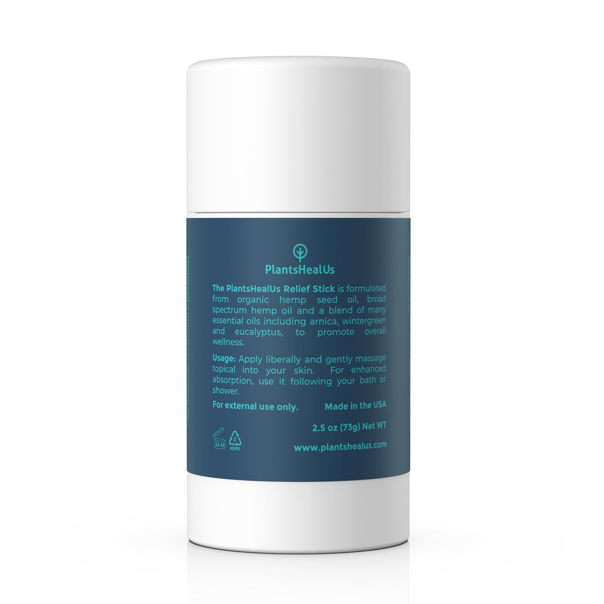 Plants Heal Us Extra Strength Relief Stick 1500 mg back