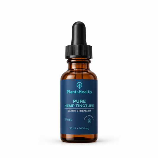 Plants Heal Us Pure Hemp Tincture Extra Strength 2000 mg front