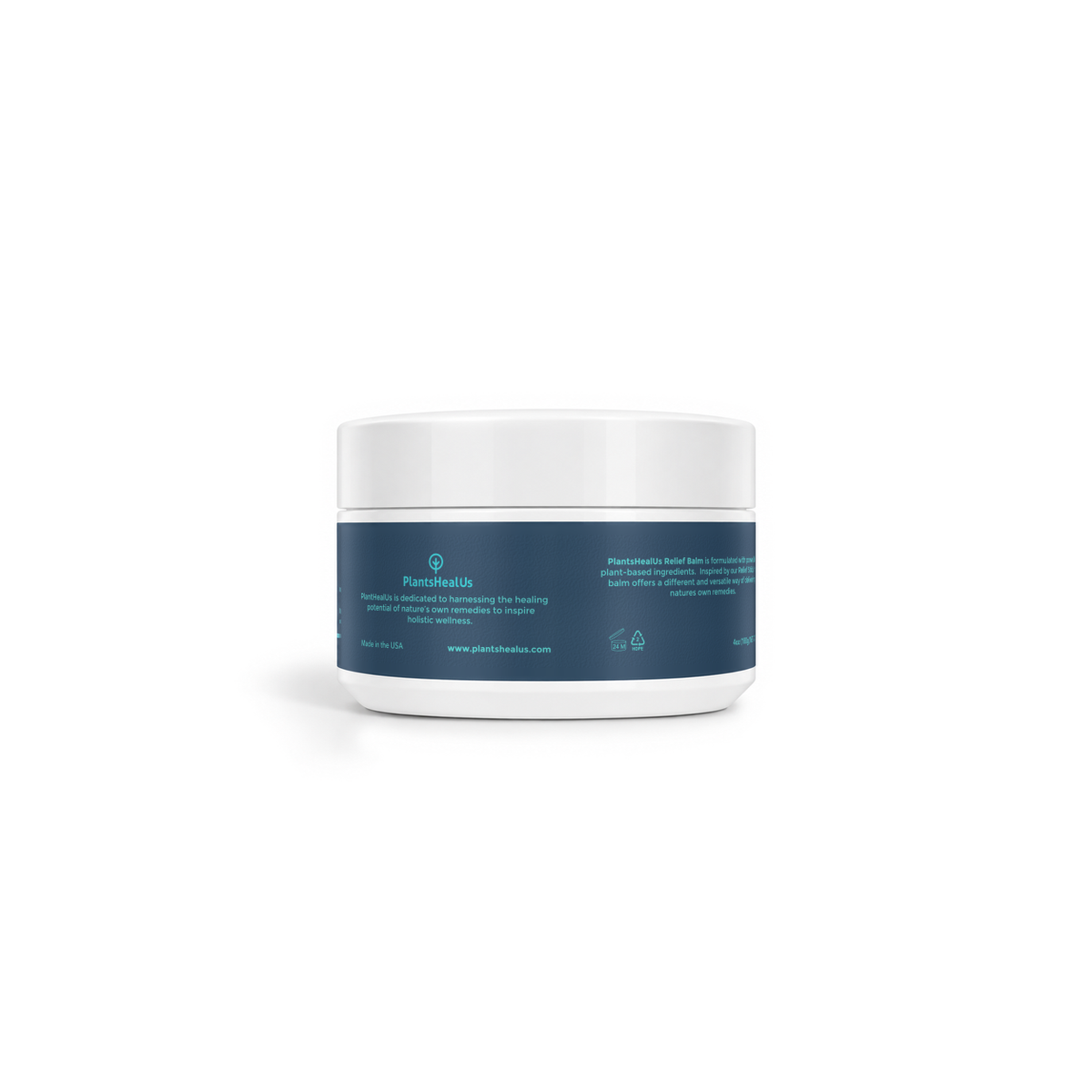 Plants Heal Us Relief Balm Hemp 1500 mg 135 degree view