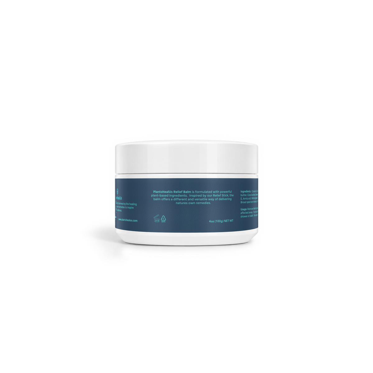 Plants Heal Us Relief Balm Hemp 1500 mg back view